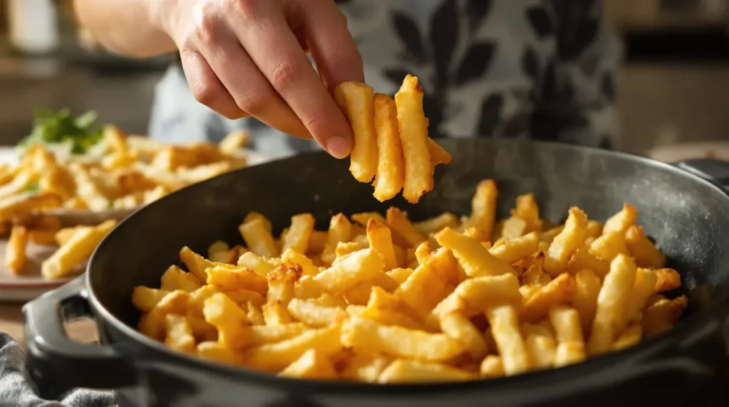 Depuis que je fais ça, mes frites Airfryer sont parfaites : je vous donne l'astuce de l'eau chaude