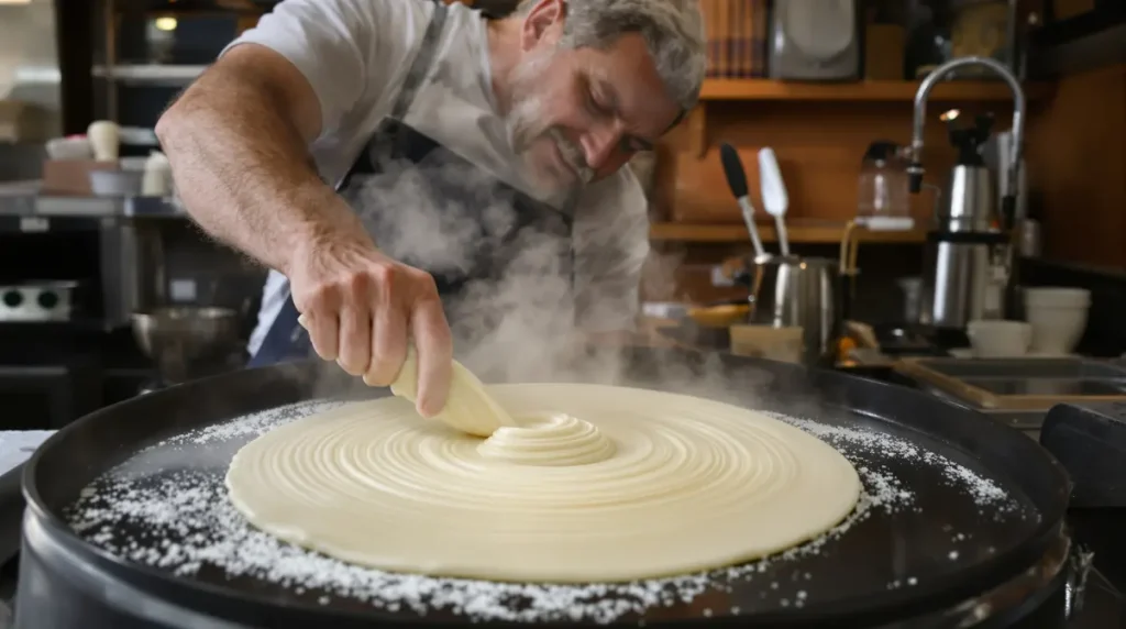 Un crêpier breton révèle enfin sa vraie recette de pâte à crêpes : ultra fluide, inratable et fidèle à la tradition
